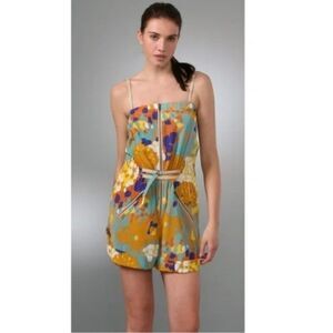 Diane Von Furstenberg silk floral romper 2